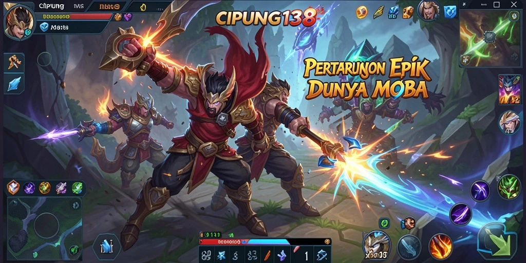 Tangkapan layar dari pertempuran seru di CIPUNG138.