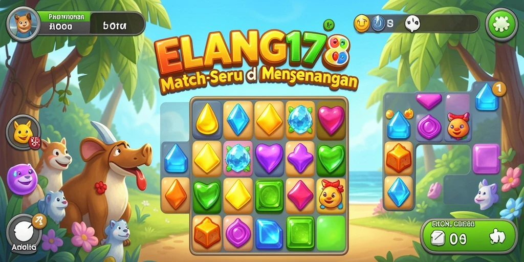 Tangkapan layar gameplay ELANG178 yang seru dan berwarna.