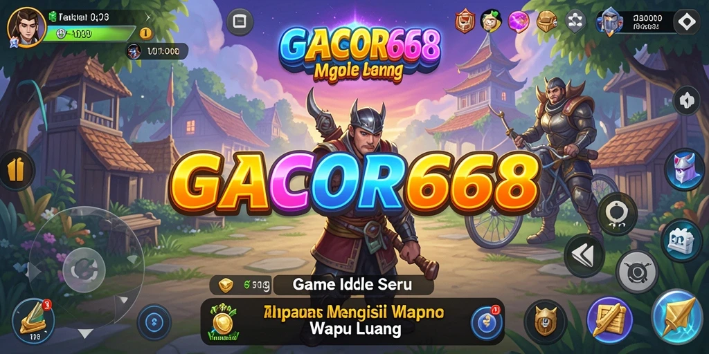 Tampilan gameplay GACOR668 yang penuh warna dan menarik.
