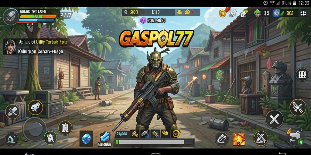 Screenshot utama GASPOL77 menampilkan antarmuka intuitif aplikasi Utility.