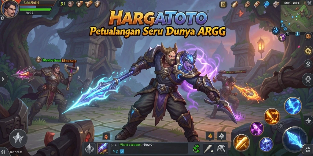 Tampilan gameplay HARGATOTO yang penuh aksi dan petualangan.