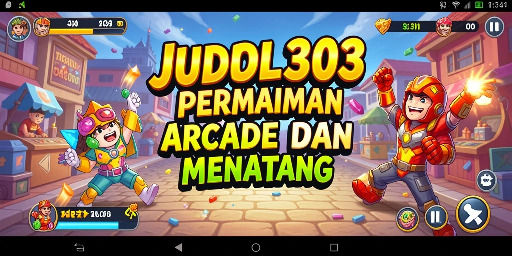 Screenshot gameplay JUDOL303 menampilkan aksi seru di dunia Arcade.
