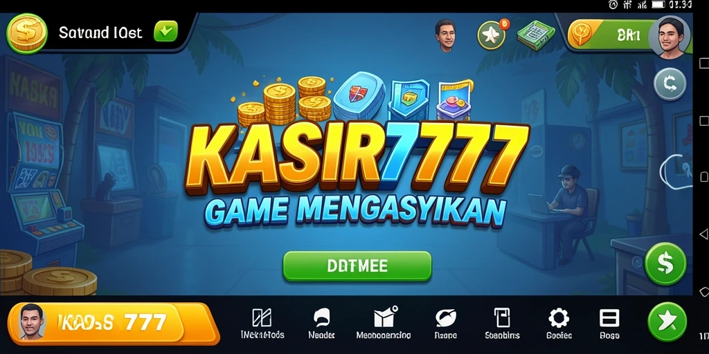 Screenshot gameplay KASIR777 yang menunjukkan aktivitas kasir yang menyenangkan.