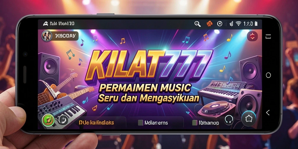 Tampilan gameplay KILAT777 yang seru dan interaktif dalam bermain musik.