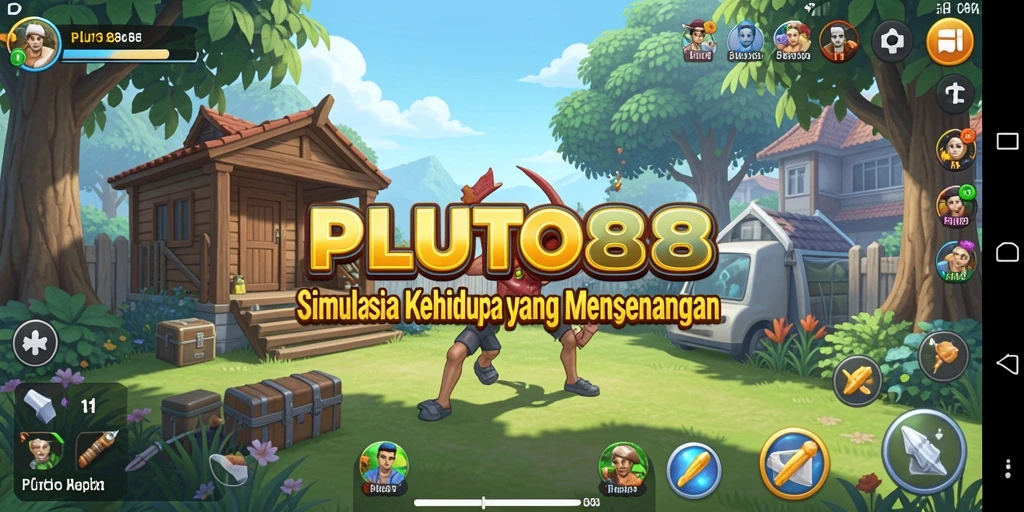 Tangkapan layar gameplay <strong>PLUTO88</strong> menampilkan suasana simulasi yang menarik.