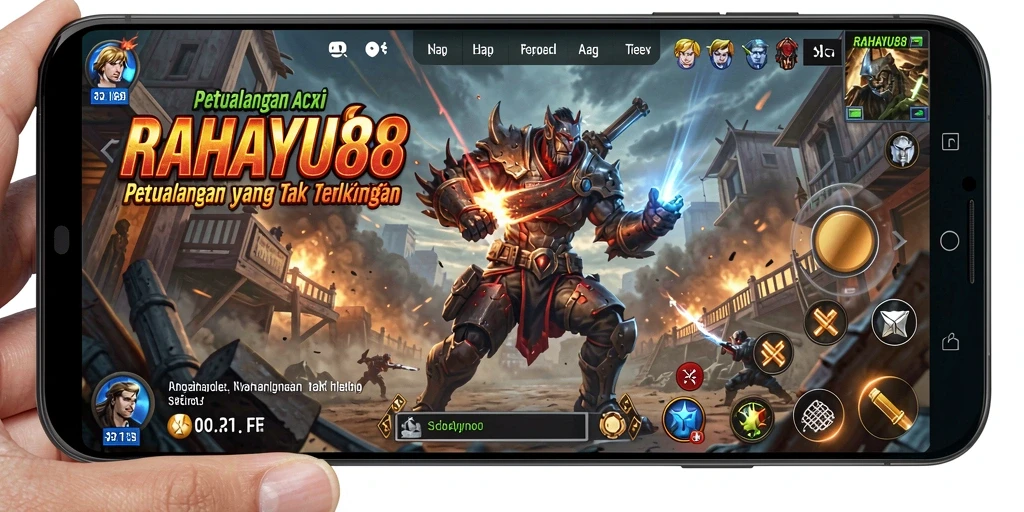 Tampilan gameplay RAHAYU88 yang mendebarkan dan penuh aksi.