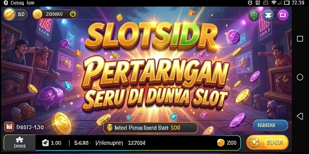 Gameplay seru pertarungan karakter dalam SLOTSIDR.