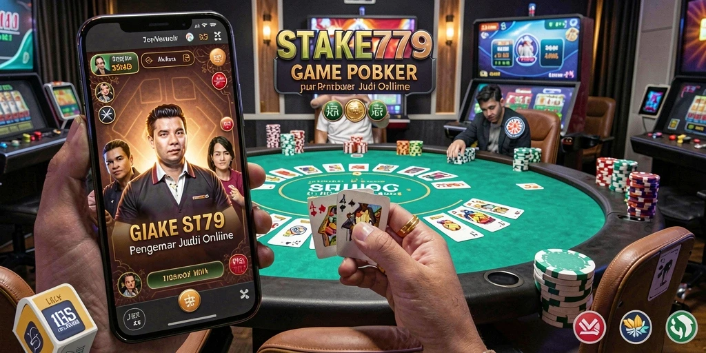 Tampilan gameplay seru di STAKE779 dengan aksi poker mendebarkan.