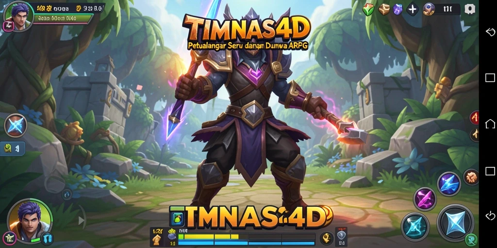 Tangkapan layar dari gameplay menarik di TIMNAS4D.
